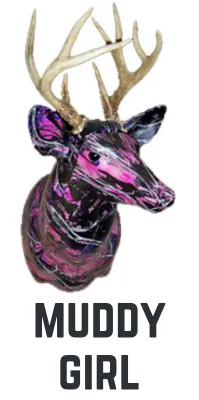 Muddy Girl camouflage CamoBuck antler mount